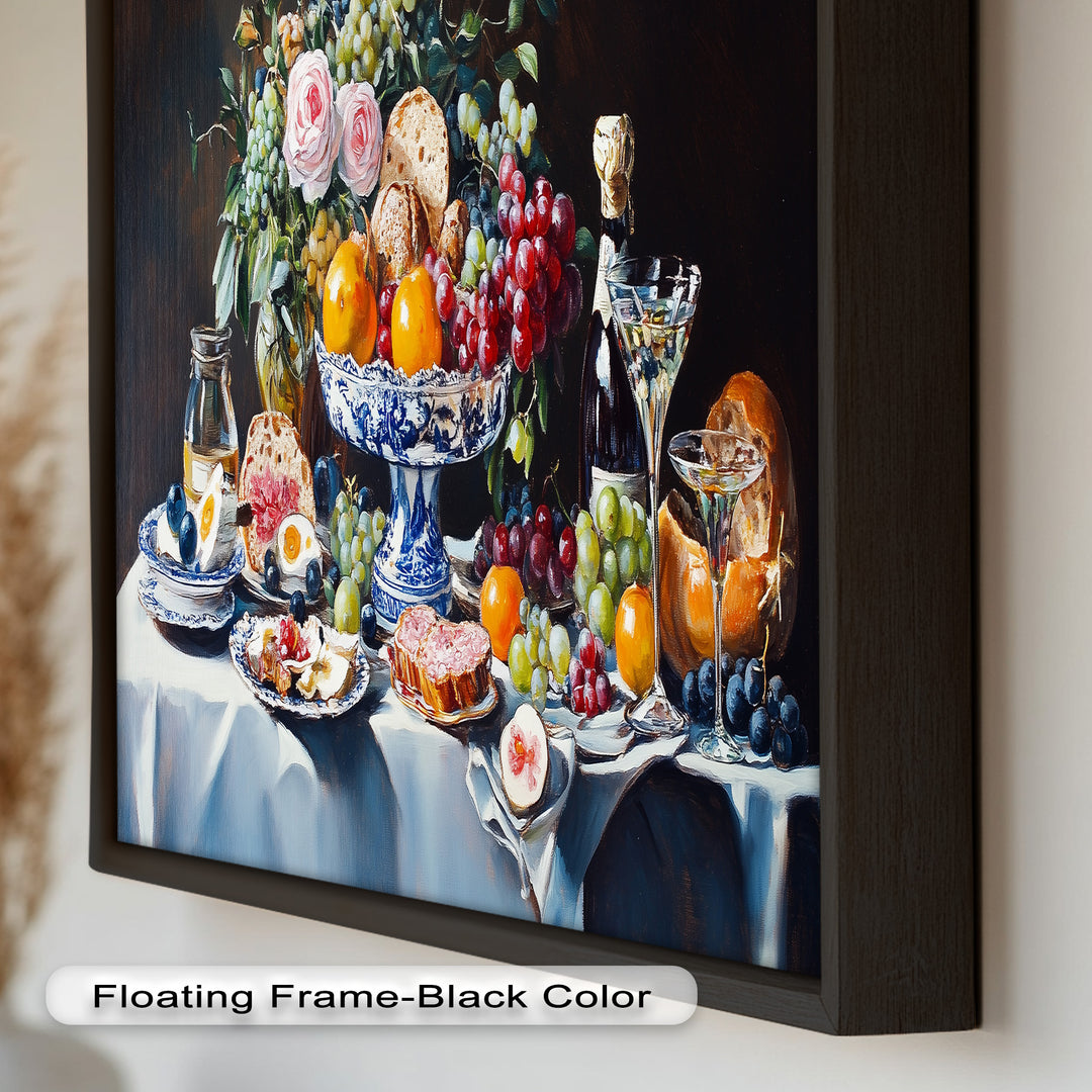 Elegant Kitchen Dining Decor - Still Life Oil Painting