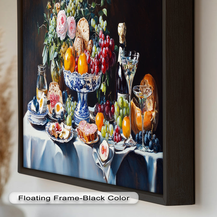 Elegant Kitchen Dining Decor - Still Life Oil Painting