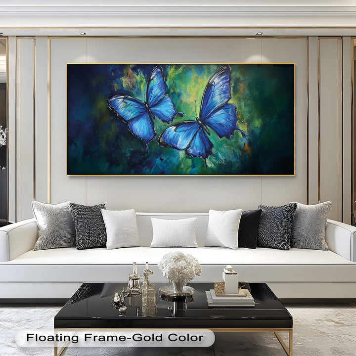 Dance of the Blues – Animal Oil Painting