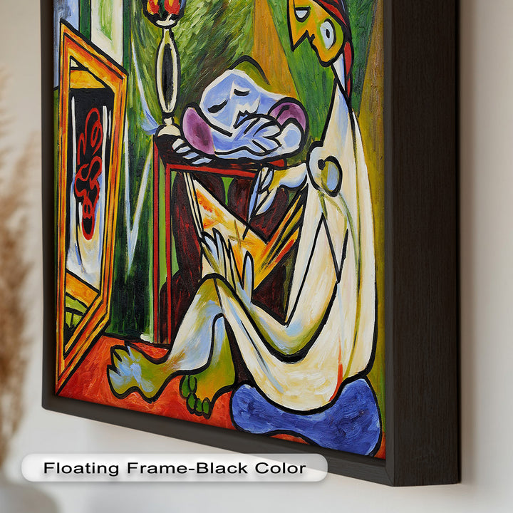 Artist and the Dream – Abstract Interior Scene Picasso Oil Painting