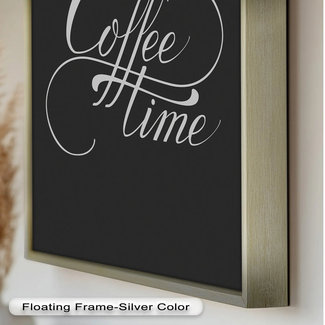 Coffee Time Script Art – Calligraphy Oil Painting - MyPhotoStation