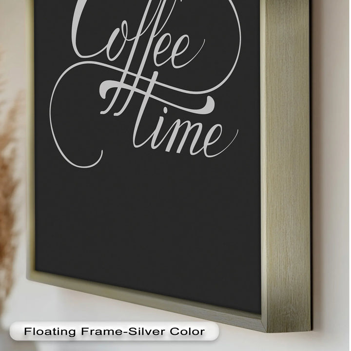 Coffee Time Script Art – Calligraphy Oil Painting - MyPhotoStation