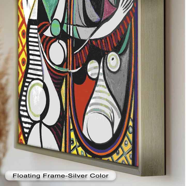 Reflected Identity – Mirror Portrait Picasso Oil Painting