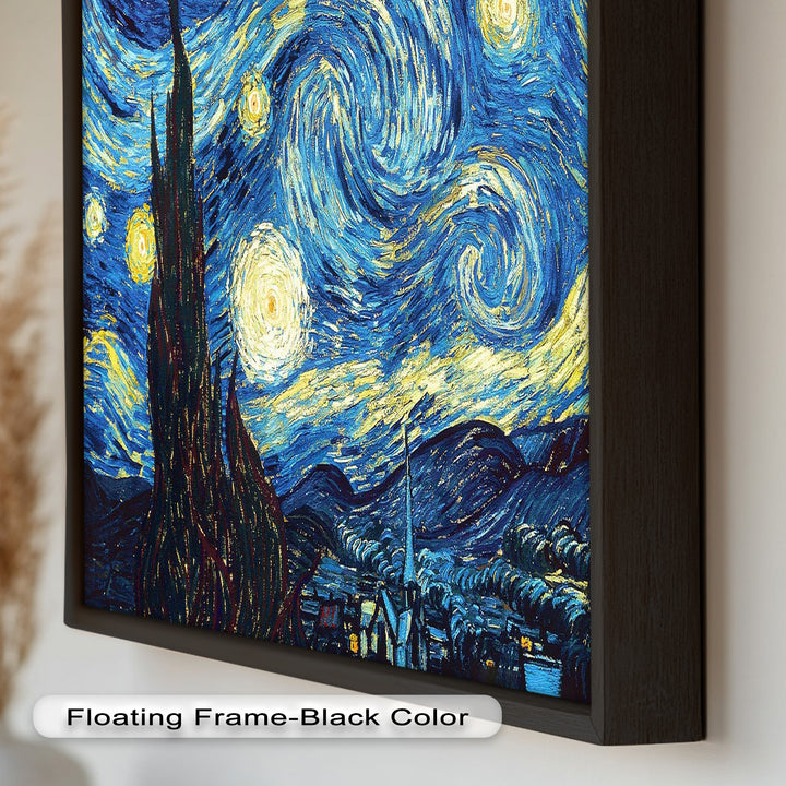 The Starry Night by Vincent van Gogh – Post-Impressionist Oil Painting