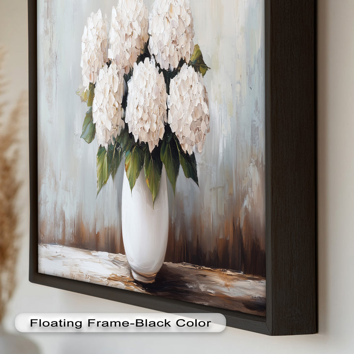 Ivory Bloom Elegance – Still Life Oil Paintings