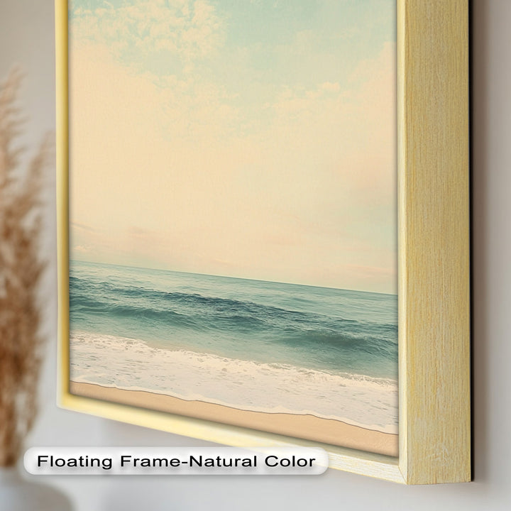 Calm Ocean Oil Paintings – Coastal Beach Wall Art
