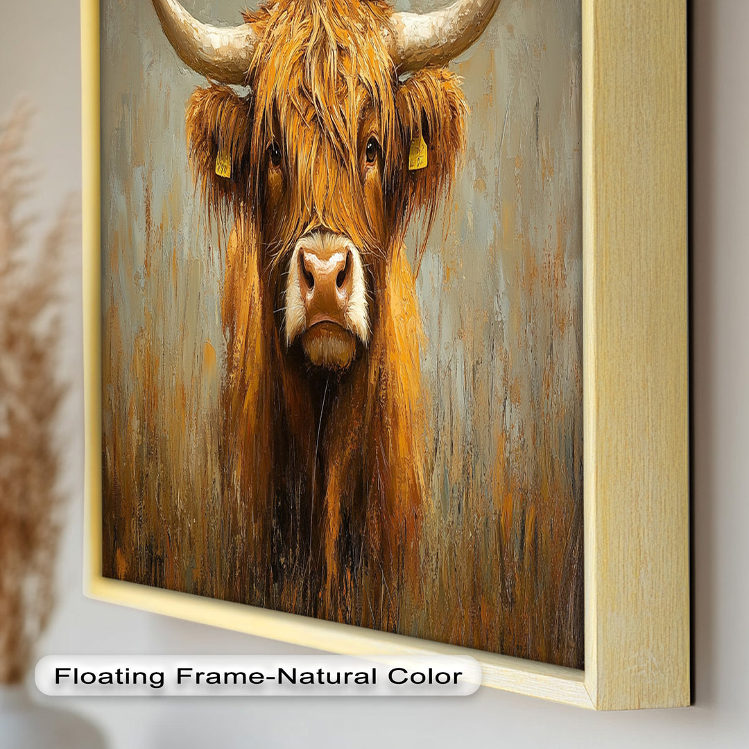 Highland Cow – Animal Oil Painting