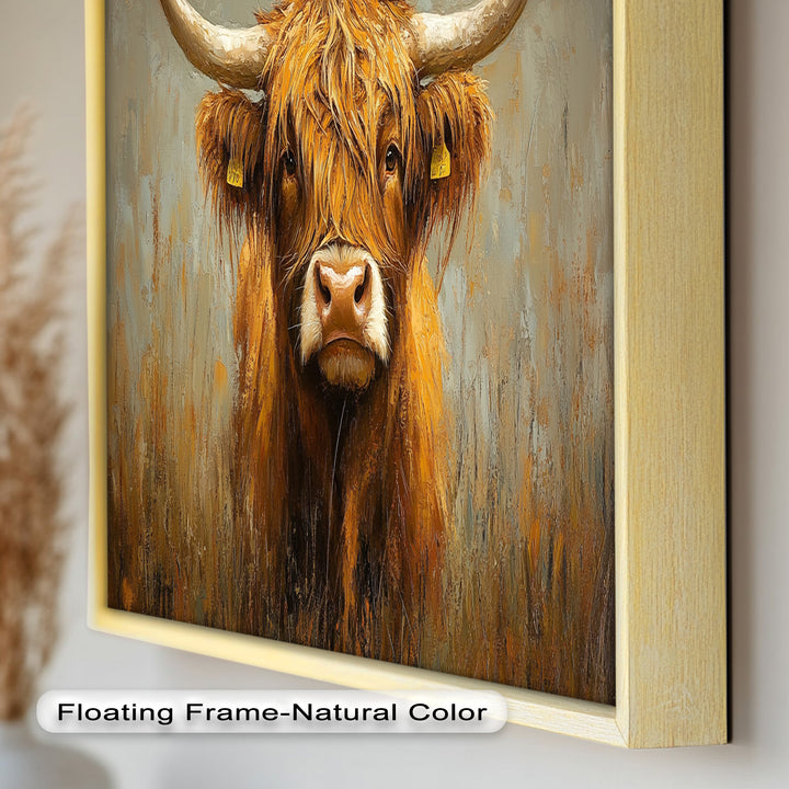 Highland Cow – Animal Oil Painting