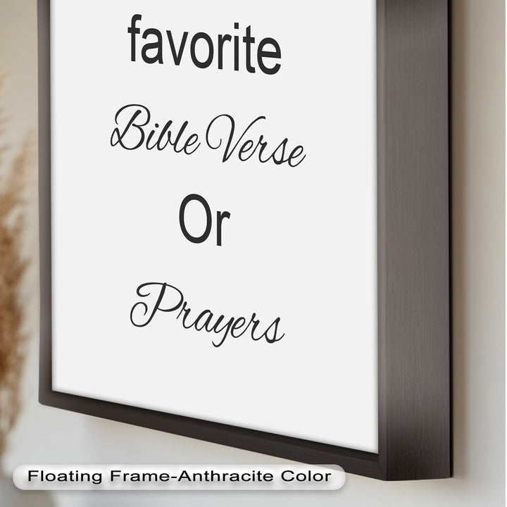 Custom Bible Verse Wall Art – Personalized Oil Painting