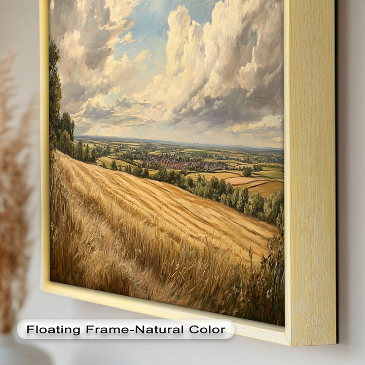 Golden Harvest View – Landscape Oil Paintings