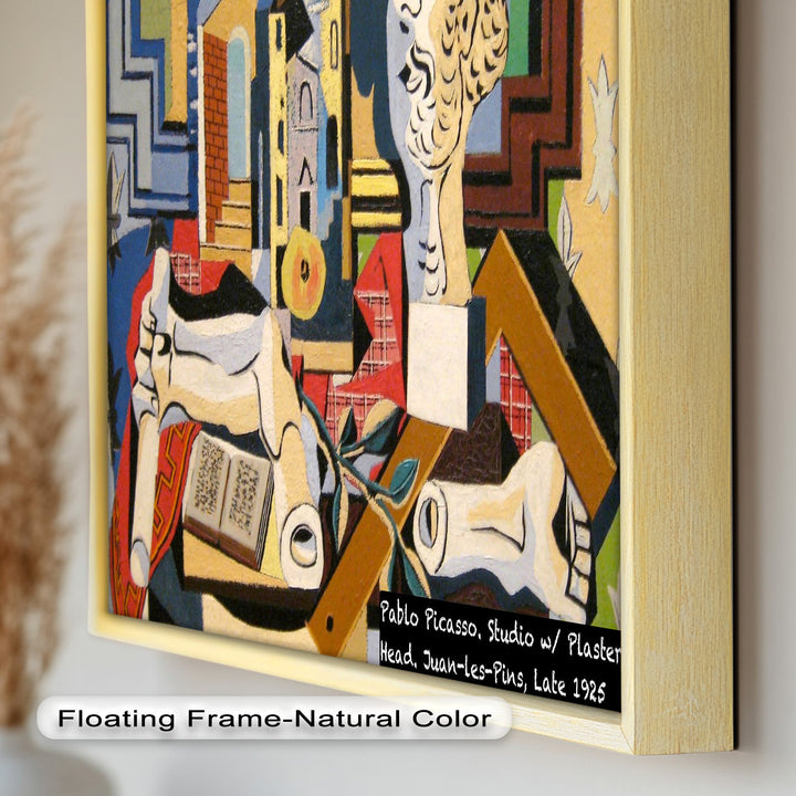 Studio with Plaster Head by Picasso – Cubist Oil Painting