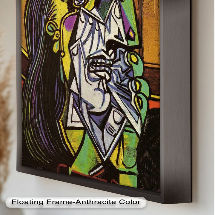 Weeping Woman in Crimson Hat – Picasso Oil Painting