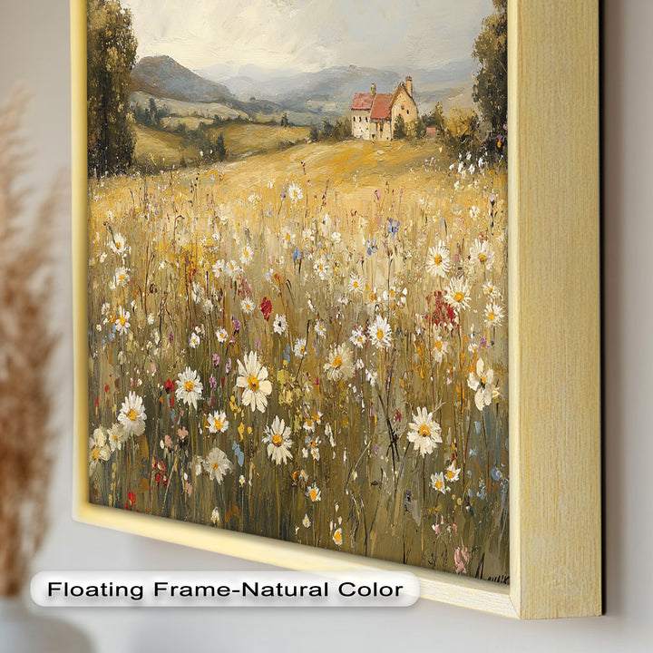 Countryside Bloom – Floral Oil Painting