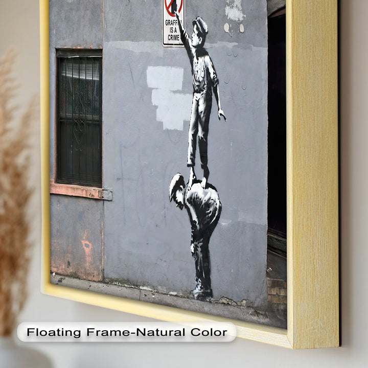 Climb for Expression – Banksy Oil Painting