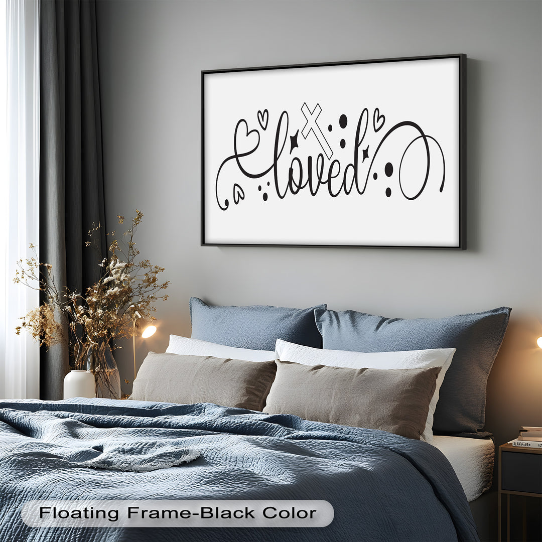 You Are Loved – Christian Bible Verse Oil Painting