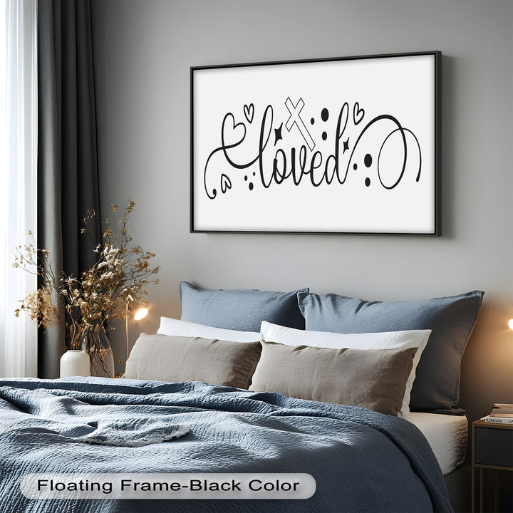 You Are Loved – Christian Bible Verse Oil Painting