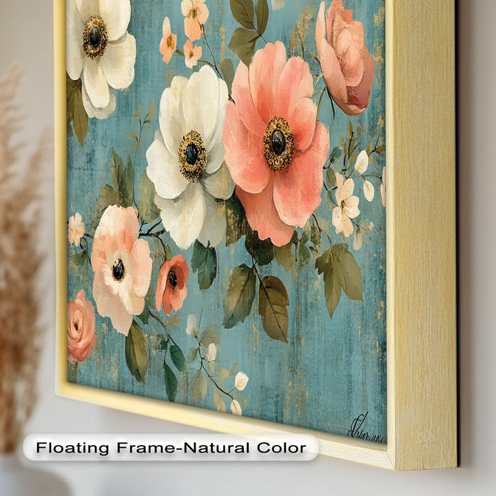 Vintage Bloom – Elegant Floral Oil Painting