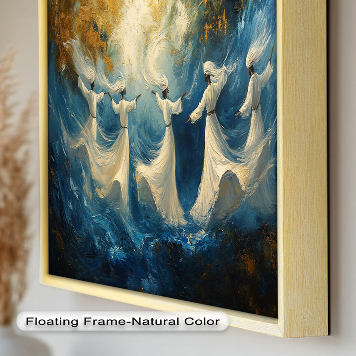 Spiritual Dervishes Wall Decor – Religious Oil Painting