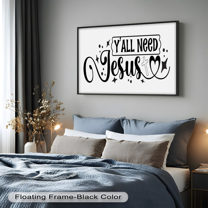 Be Still and Know – Christian Bible Verse Oil Painting