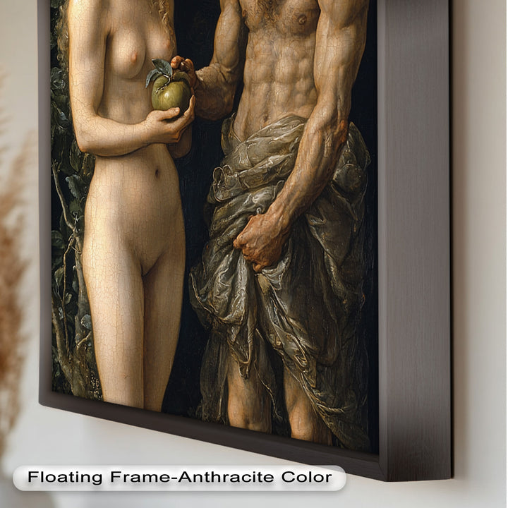 First Temptation – Adam and Eve Renaissance Oil Painting