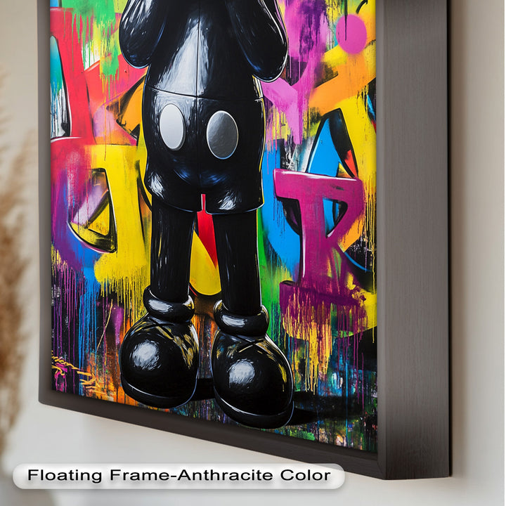 Behind the Hands – KAWS Oil Painting