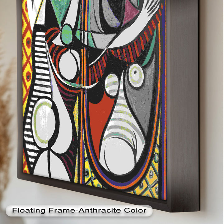 Reflected Identity – Mirror Portrait Picasso Oil Painting