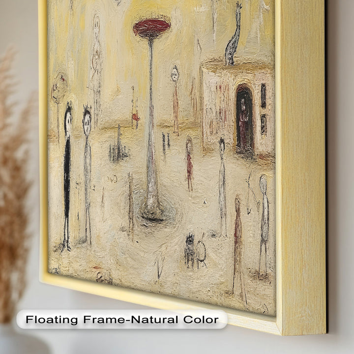 Whispers of the Playground – Dreamlike Surrealist Oil Painting