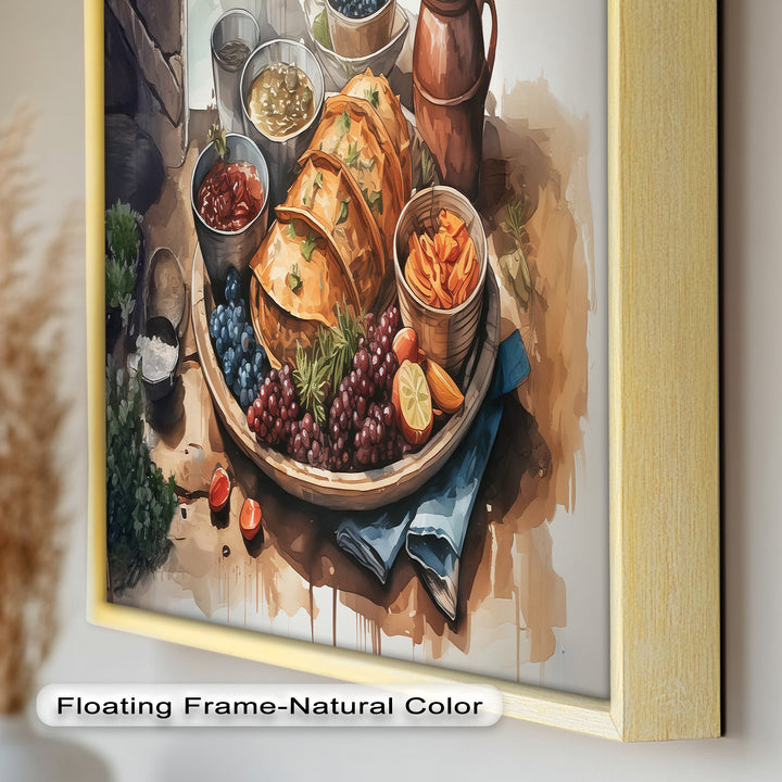 Frisch gebackenes Gebäck und Obststillleben - Food Painting