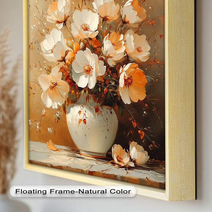 Warm Floral Arrangement – Flower Vase Oil Paintings