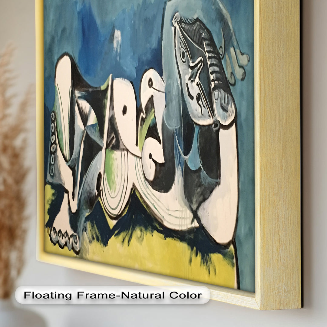 Reclining Abstraction – Picasso Nude Oil Painting
