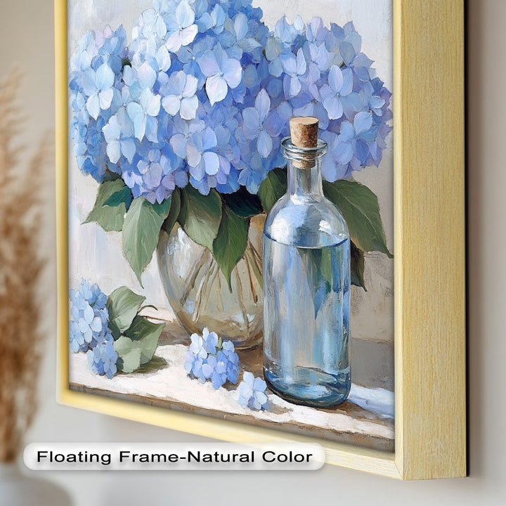Blue Floral Still Life – Modern Oil Paintings