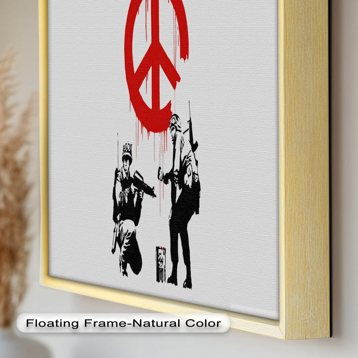 Peace Spray – Banksy Oil Painting
