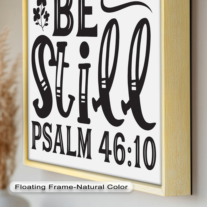 Sei still – Psalm 46:10 Bibel Bibel Ölgemälde