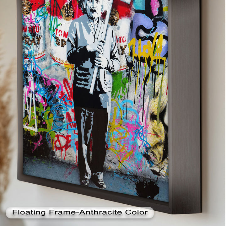 Einstein’s Protest – Banksy Oil Painting