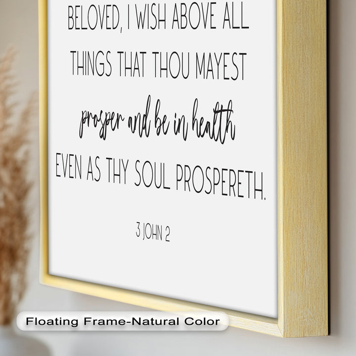 3 John 2 Wall Art – Christian Bible Oil Paintings
