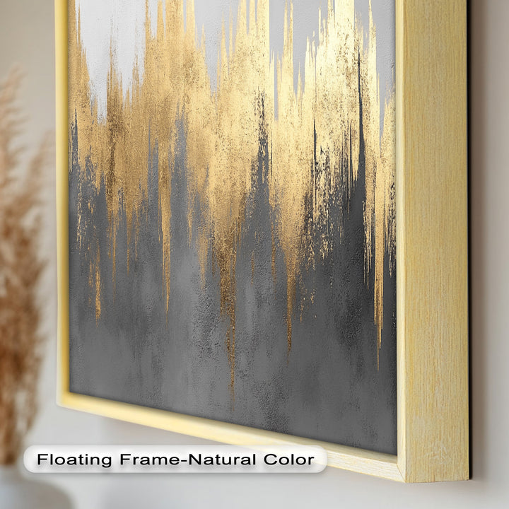 Golden Lighting – Modern Abstract Oil Painting