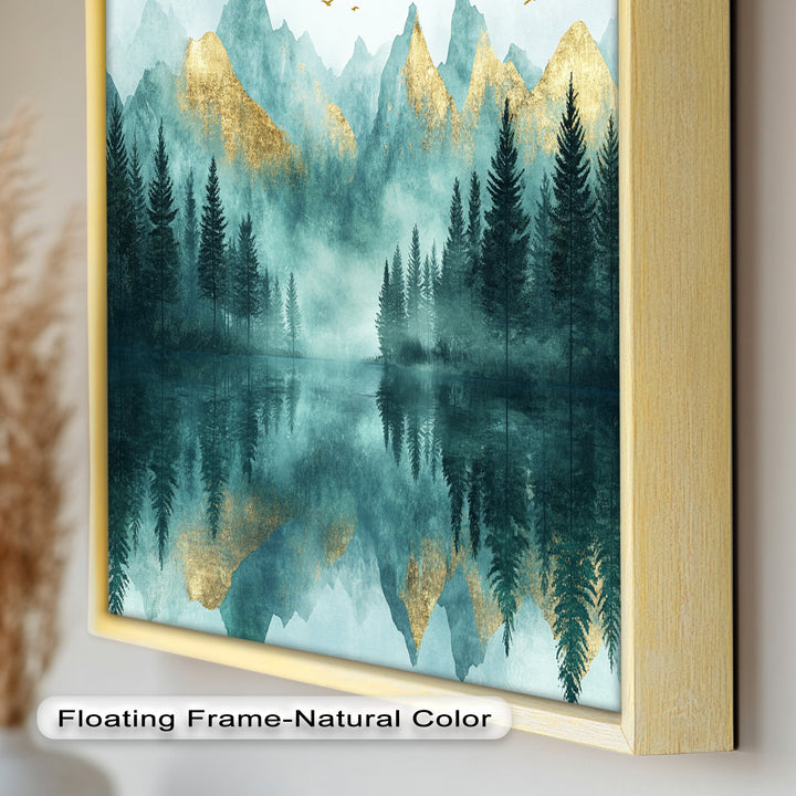Mist Mountains – Forest Oil Painting