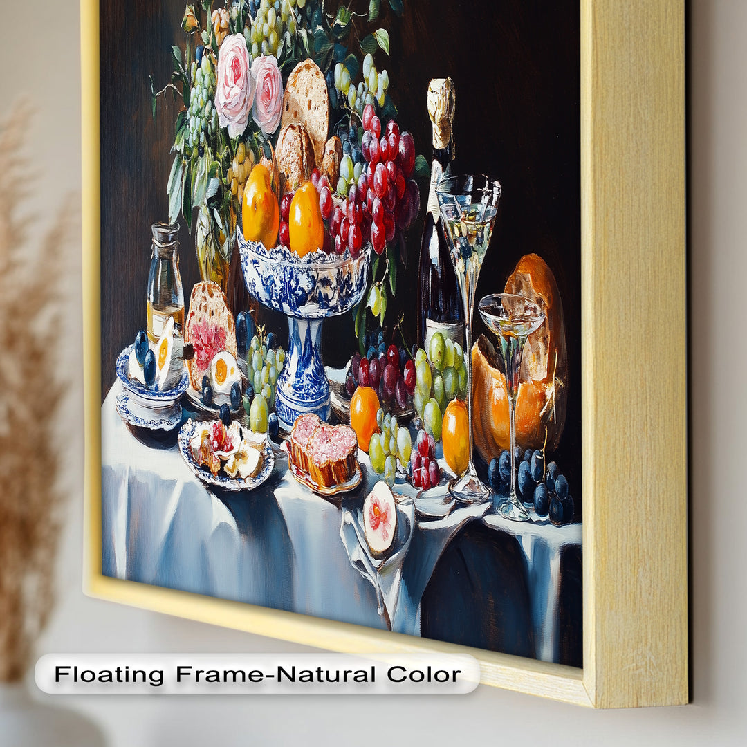 Elegant Kitchen Dining Decor - Still Life Oil Painting