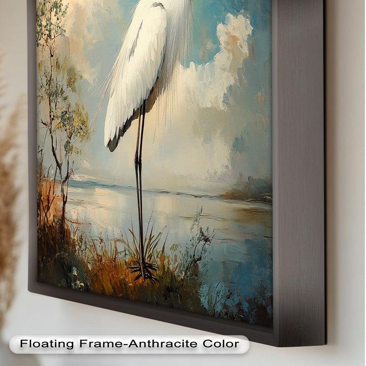 Grace of the Marshlands – Animal Oil Painting