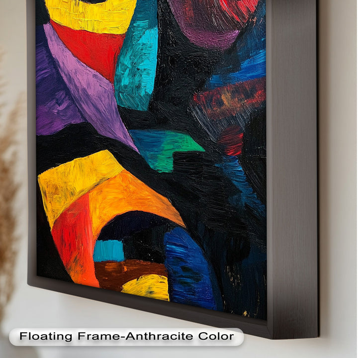 Abstract Eye Expression – Fauvism Oil Painting