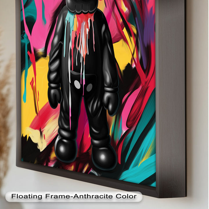 Meltdown Companion – Color Splash KAWS Oil Painting
