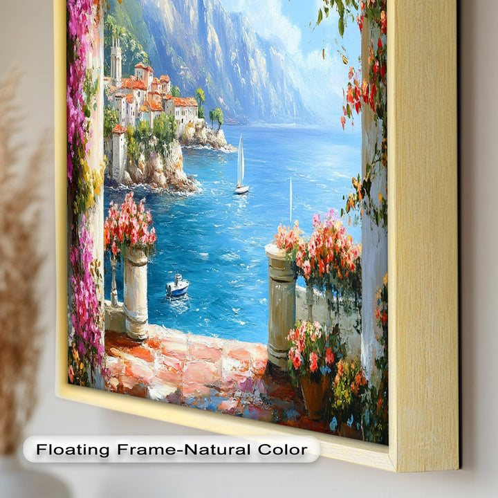 Mediterranean Coastal – Seaside Landscape Oil Painting