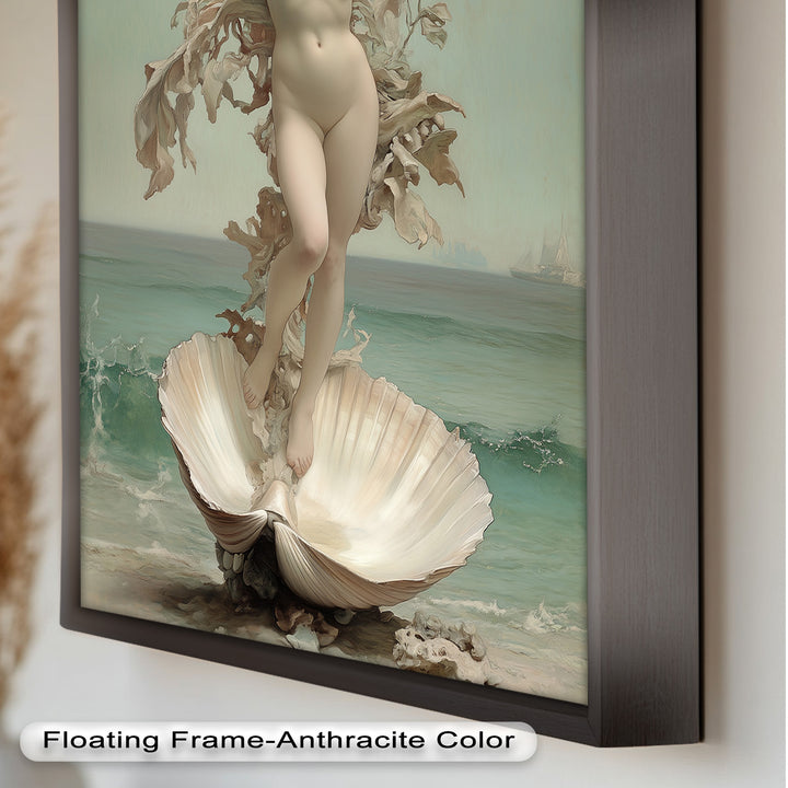 Ethereal Awakening – Renaissance Venus Rising Oil Painting