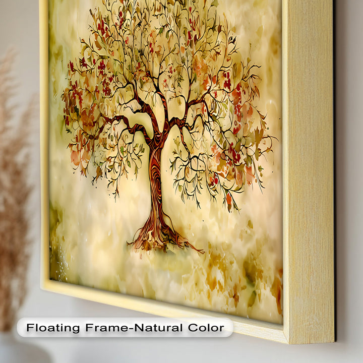 Natur Wandkunst auf Holz-Baum des Lebens Ölgemälde