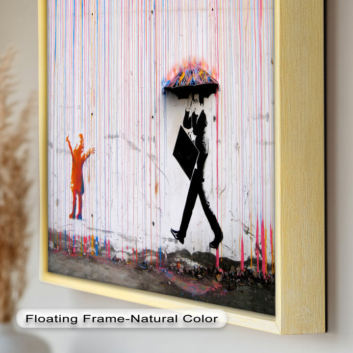 Colorfall Dissonance – Banksy Oil Painting