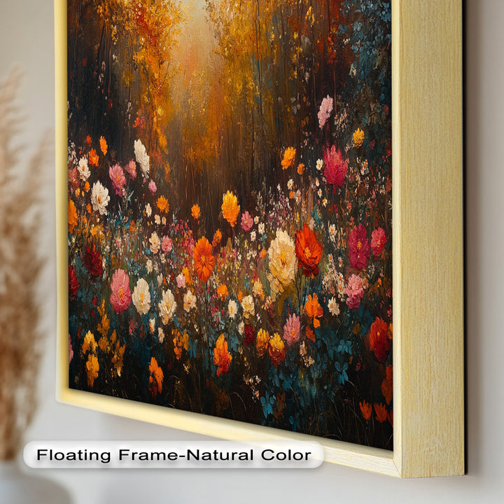 Autumn Floral Meadow – Colorful Nature Oil Paintings