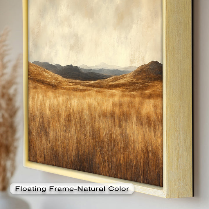 Golden Prairie Horizon – Landschaftsölgemälde