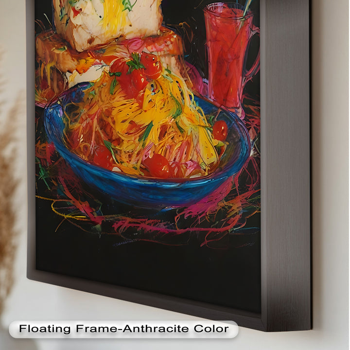 Gourmet-Sandwich und Pasta-Explosion - Food Painting
