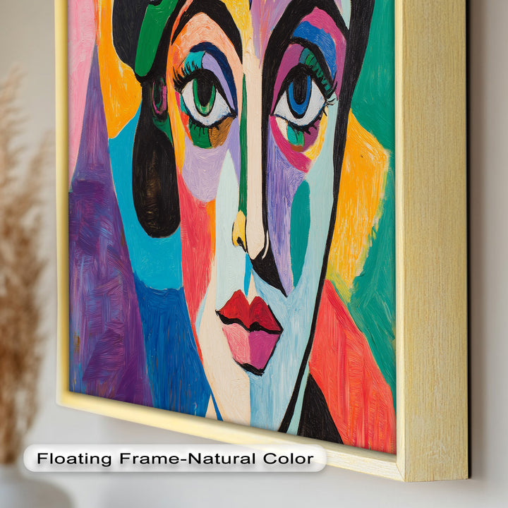 Frauenporträt Ölgemälde – Fauvistische expressionistische Kunst