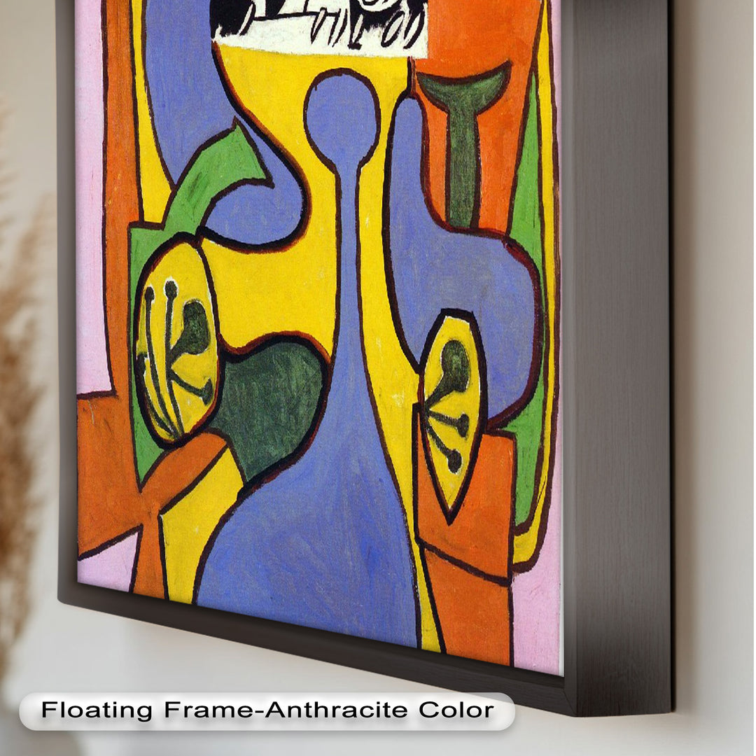 The Mask of Form – Bold Geometric Expression Picasso Oil Painting